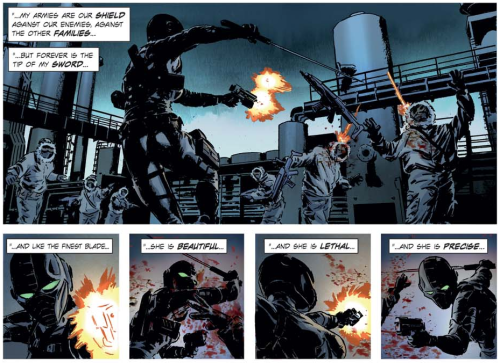 From Lazarus #1 by Greg Rucka and Michael Lark